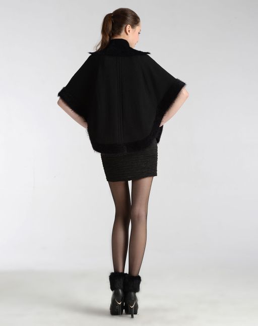 <em>KING</em> DEER<em>男女</em>毛衣混合专场女士黑色时尚披