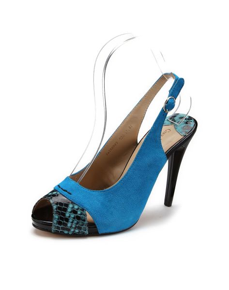 姬龙雪<em>Guy Laroche女鞋</em>专场女款蓝色简约休闲