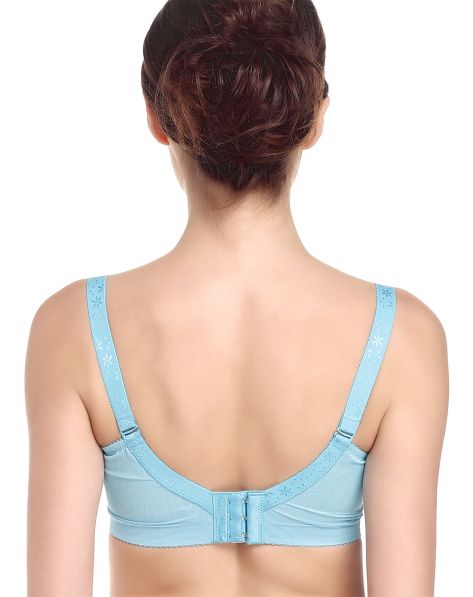 香丽人TULIPGIRL内衣专场天蓝色蕾丝<em>玲珑</em>3/4