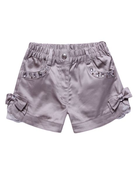 典泰迪Classic Teddy童装专场女童灰色<em>短裤</em>(四