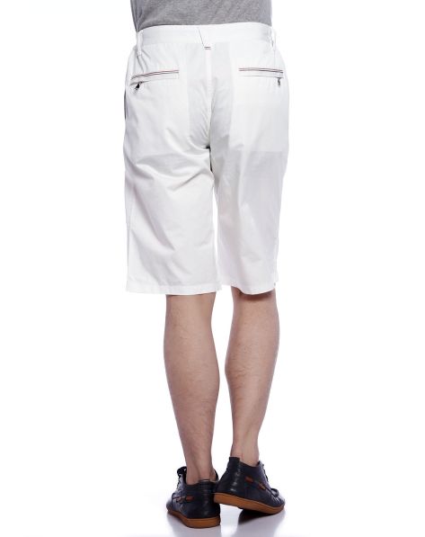 比音勒芬<em>男装</em>专场纯棉舒适男款白色休闲<em>短裤</em>-