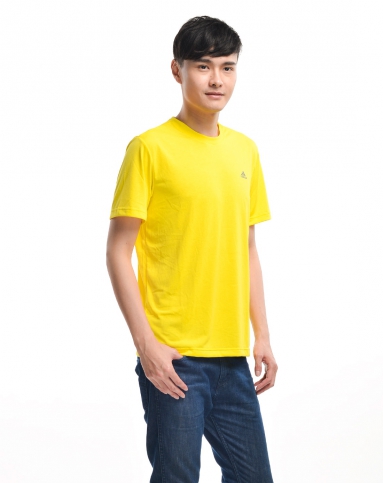 时尚休闲 男款黄色短袖t恤 训练系列