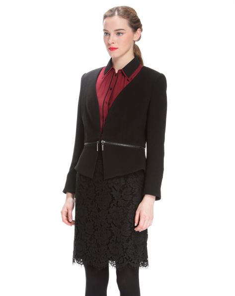 <em>凯撒KAISER女装</em>预售<em>专场</em>黑色女单外套-唯品会