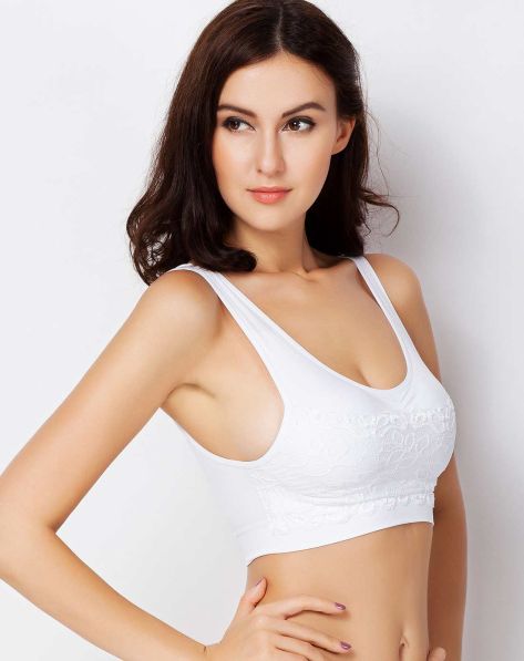 婷美内衣专场白色蕾丝抹胸<em>运动文胸</em>-<em>唯品会</em>