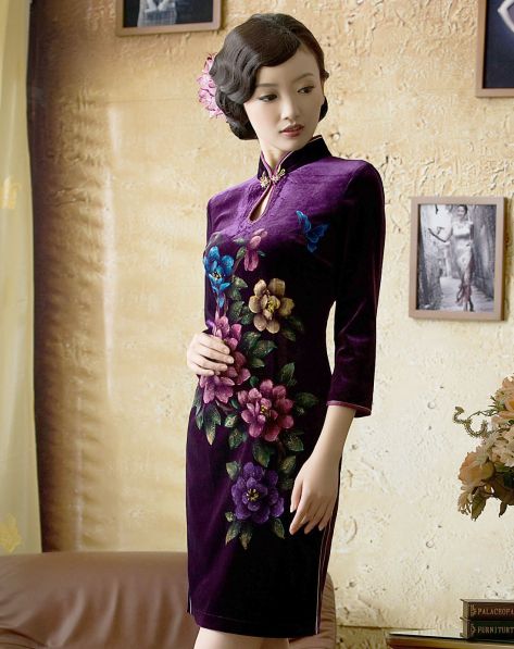 <em>逸红颜</em>E-Beauty<em>女装</em>专场萝兰高端金丝绒复古民
