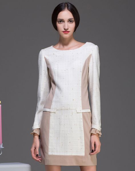 <em>ZIMMUR</em> SCARTHIN<em>女装专场</em>米白色+杏色长袖