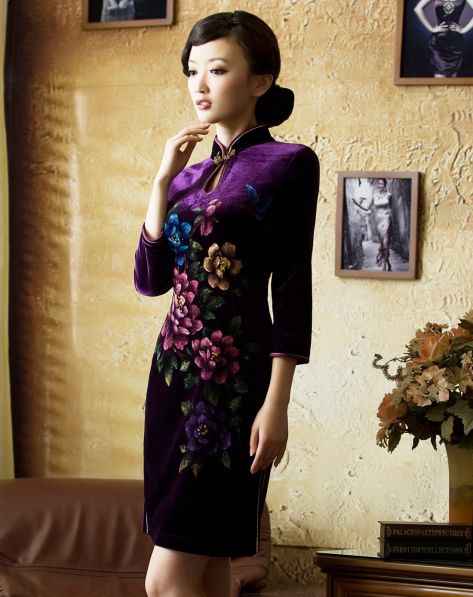 <em>逸红颜</em>E-Beauty<em>女装</em>专场萝兰高端金丝绒复古民