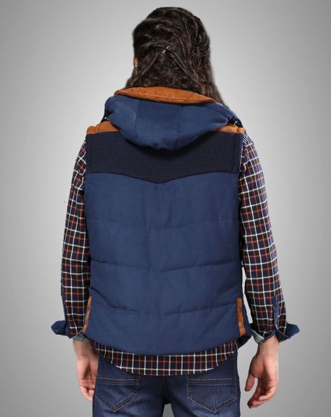 <em>KIKC男装</em>专场深蓝色时尚帅气<em>马甲</em>-唯品会