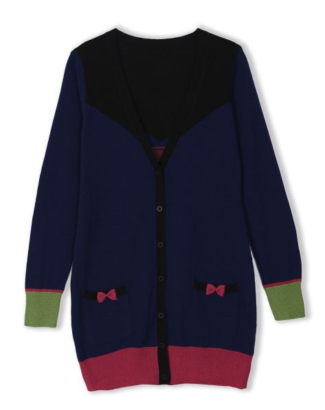 <em>藏蓝色</em>中<em>长款开衫毛衣</em>-唯品会手机版