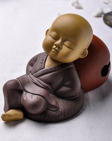 木鱼和尚 品质紫砂 宜兴做工 茶禅一味