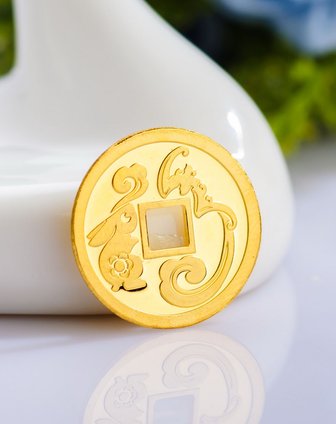 投资系列 前途似锦 足金/黄金5克金币/金钱币(计价)