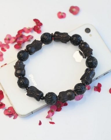 美国黑胡桃木财源滚滚10mm手串