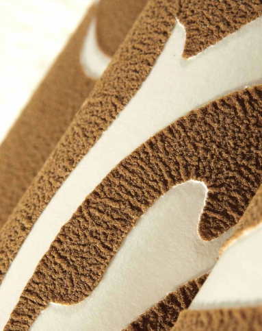 欧式简约高档鹿皮绒壁纸