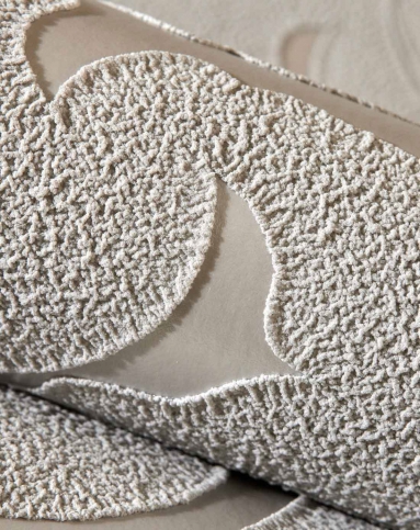 欧式简约高档鹿皮绒壁纸