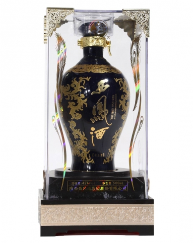 【知名白酒】西凤 黄金甲-景泰蓝42 凤香型白酒 500ml