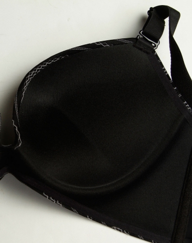 爱美丽imis 黑色成熟韵味3/4杯文胸