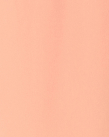 气质时尚拼接粉桔色短袖上衣