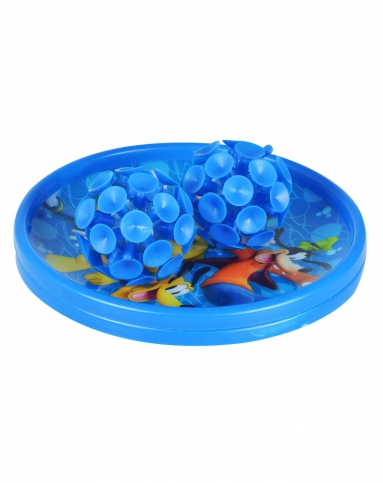 迪士尼男童蓝色发光米奇吸盘球