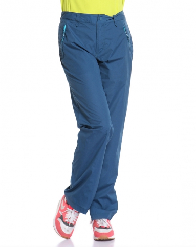 女款绮莉弹力墨蓝色蝉翼长裤