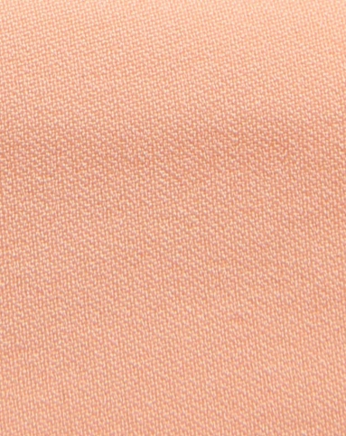 鲑鱼粉混桔色气质无袖连衣裙