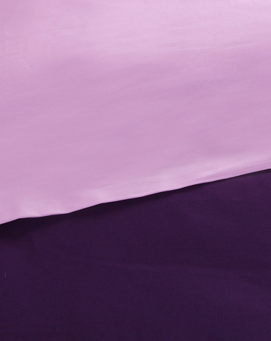 深紫浅紫40贡缎纯色全棉四件套1.8m