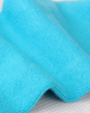 银卫士 女士个性休闲翠兰色中筒纳米抗菌袜