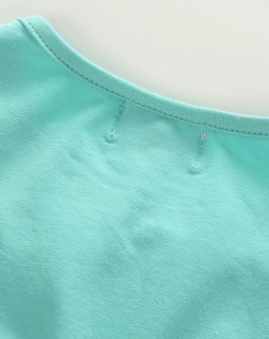 女童浅水绿连衣裙