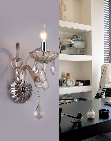 奢华水晶厨房卫生间过道壁灯b19-1