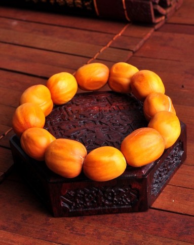 太阳之爱 辟邪护身蜜蜡果手串