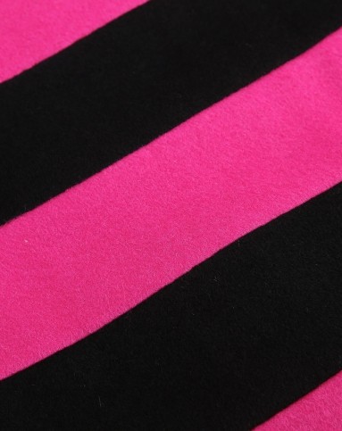 黑玫红长袖真爱非凡连衣裙