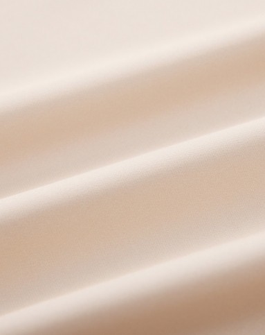 粉肉色不规则摆连衣裙