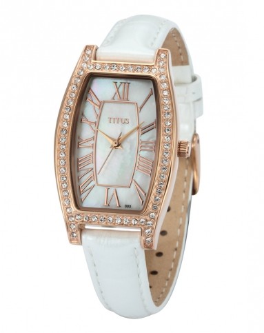 jewelry瑰丽系列精钢石英女士腕表