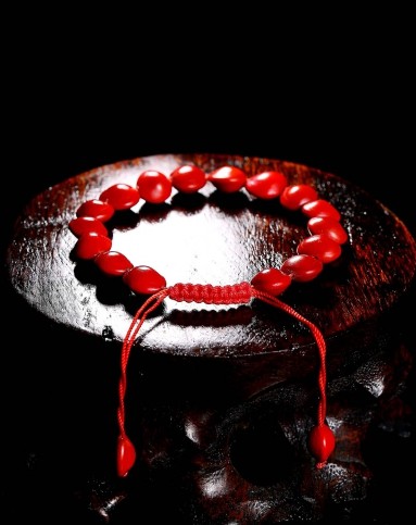 天然红豆相思豆菩提子手串