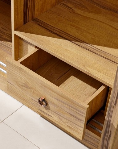 2m带抽屉趟门衣柜