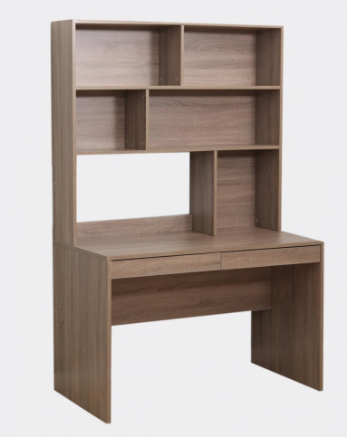 艾凡书桌柜深橡木色